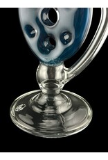 Swiss Perc Swiss Perc Full Size Side Feeder With Triple Donut Swoop Bent Neck Blue Stardust #96 of #100