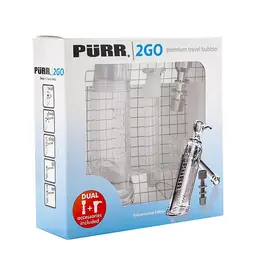 Purr2go Traveler Polycarbonate bubbler And Rig Set