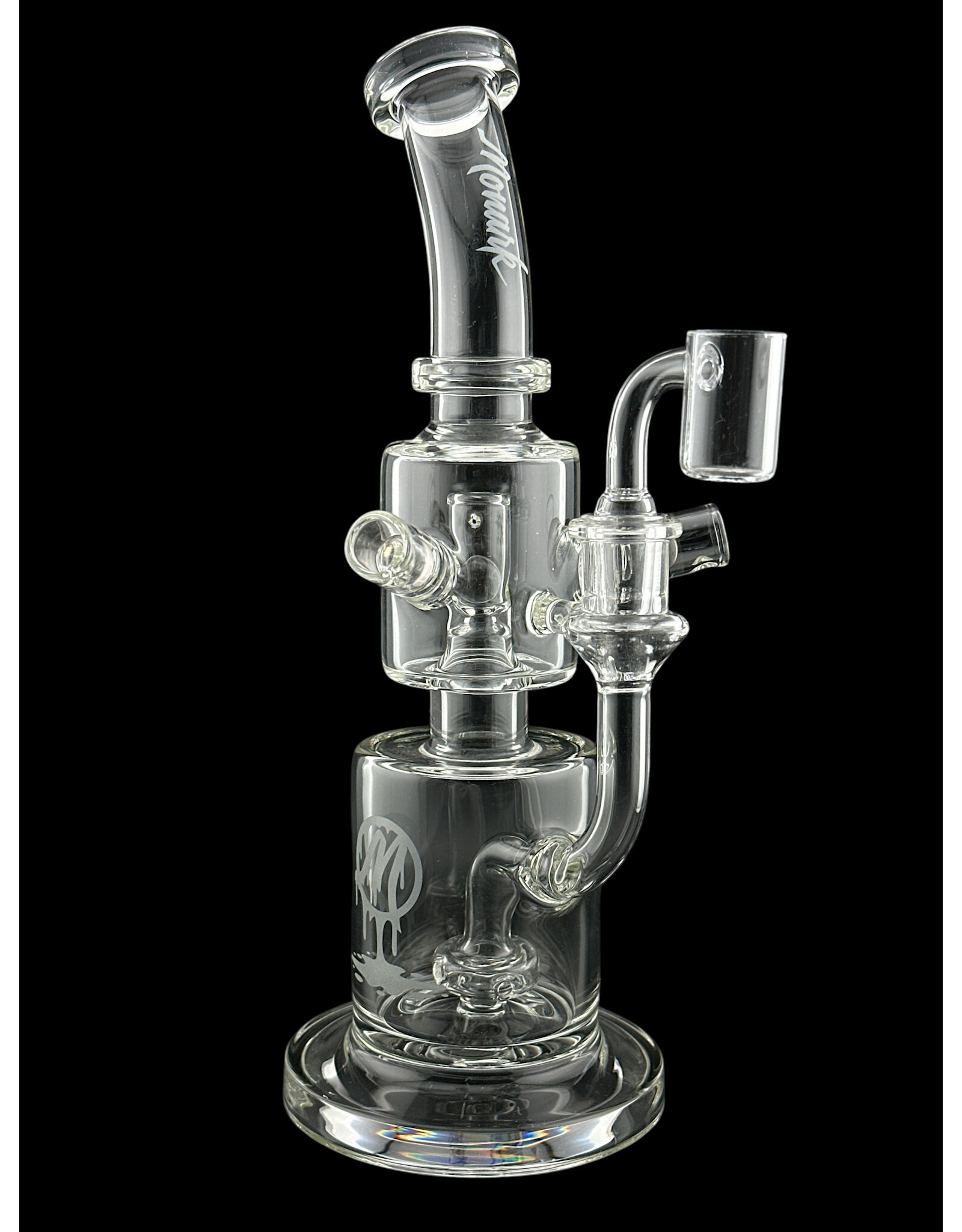 Black Sheep Glass Monark Iron Lung Dual Valve Straight