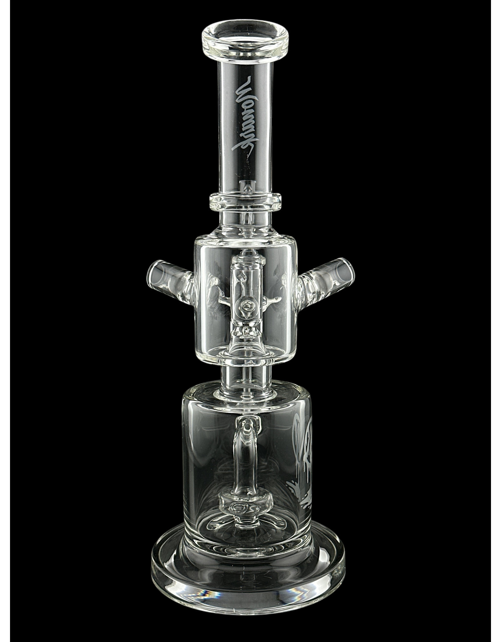 Black Sheep Glass Monark Iron Lung Dual Valve Straight