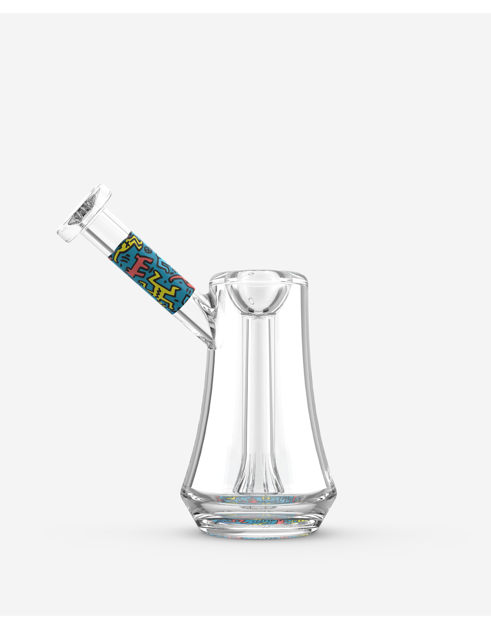 Keith Haring Keith Haring Glass Bubbler Multi Blue