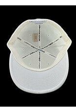 Borosyndicate Boro White hat with rasta thread 210 fitted 7 1/4 - 7 5/8