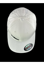 Borosyndicate Boro White hat with black thread flexfit L / XL