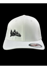 Borosyndicate Boro White hat with black thread flexfit L / XL