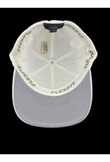 Borosyndicate Boro White hat with black thread flexfit L / XL