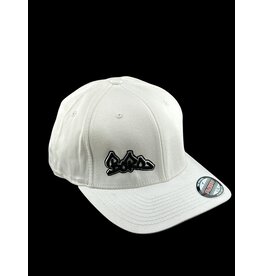 Borosyndicate Boro White hat with black thread flexfit L / XL