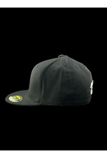 Borosyndicate Boro Black hat with rasta thread 210 fitted  6 7/8  - 7 1/4
