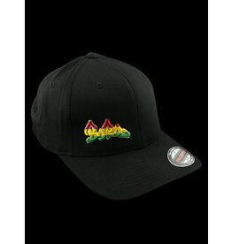 Borosyndicate Boro Black hat with rasta thread flexfit S / M