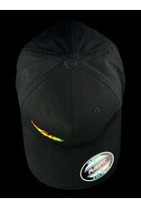 Borosyndicate Boro Black hat with rasta thread flexfit L / XL