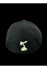 Borosyndicate Boro Black hat with rasta thread flexfit L / XL