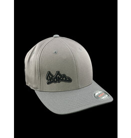 Borosyndicate Boro Dark grey hat with black thread flexfit S / M