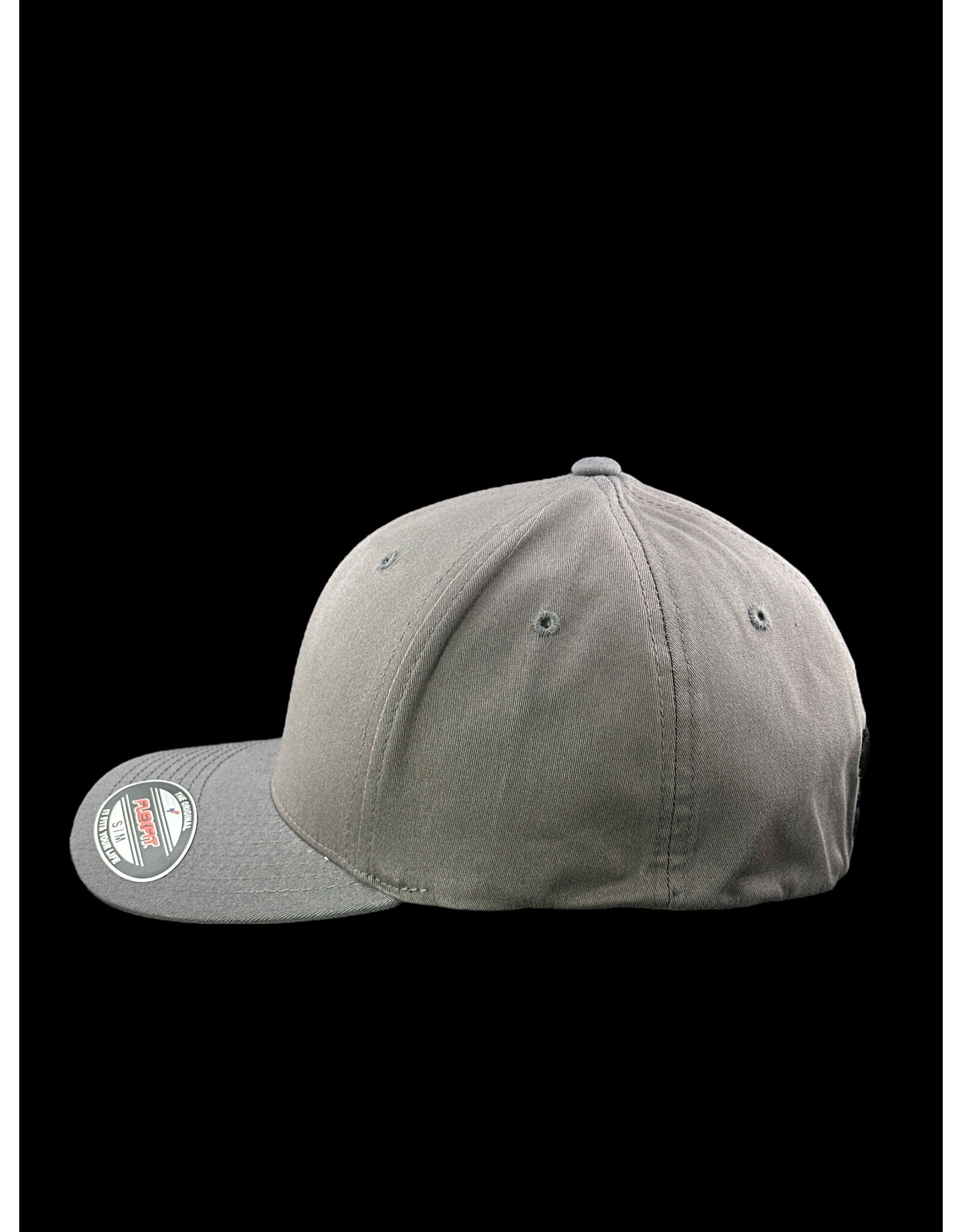 Borosyndicate Boro Dark grey hat with black thread flexfit S / M