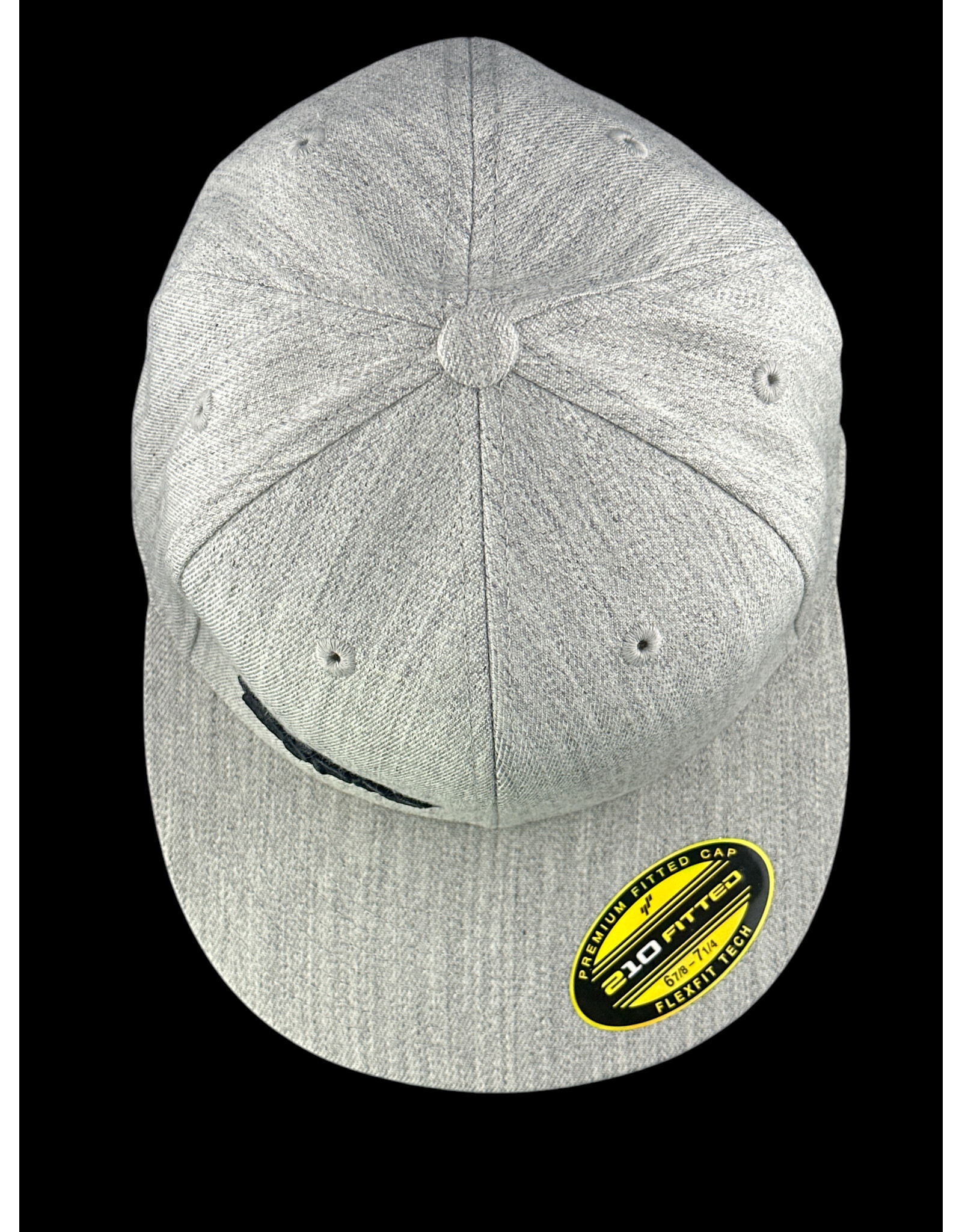 Borosyndicate Boro Grey hat with black thread 210 fitted 6 7/8 - 7 1/4