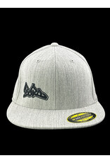 Borosyndicate Boro Grey hat with black thread 210 fitted 6 7/8 - 7 1/4