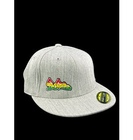 Borosyndicate Boro Grey hat with Rasta thread 210 fitted 6 7/8 - 7 1/4