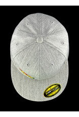 Borosyndicate Boro Grey hat with Rasta thread 210 fitted 7 1/4 - 7 5/8