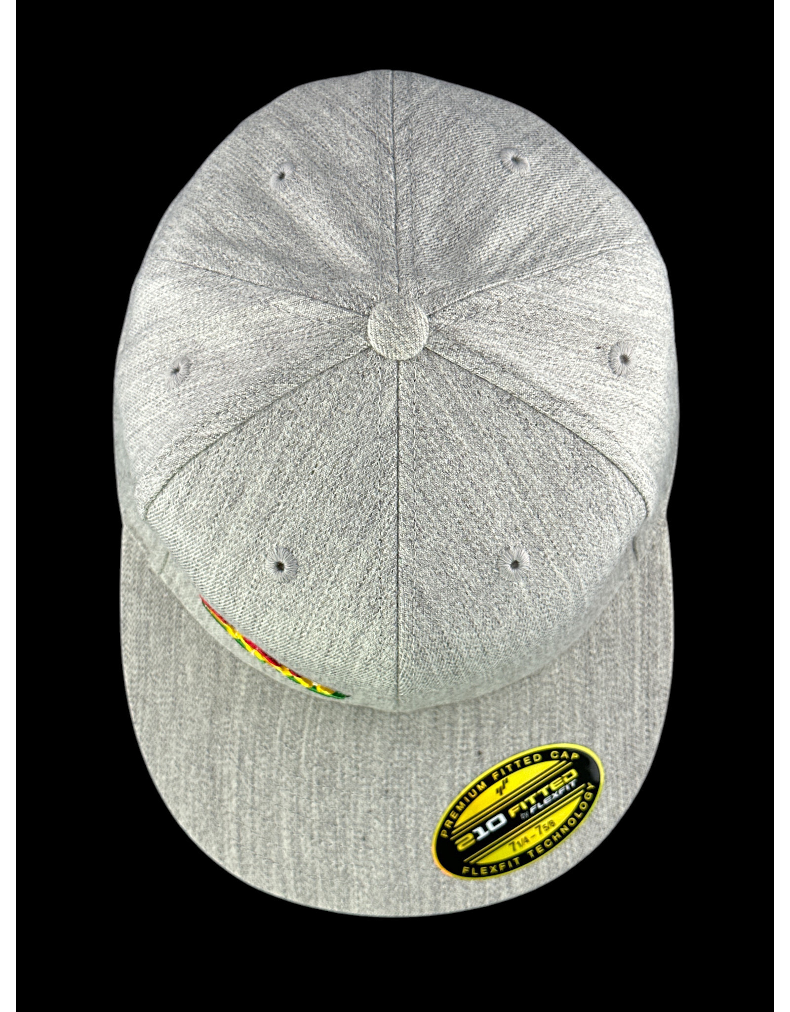 Borosyndicate Boro Grey hat with Rasta thread 210 fitted 7 1/4 - 7 5/8