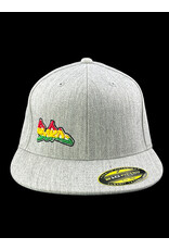 Borosyndicate Boro Grey hat with Rasta thread 210 fitted 7 1/4 - 7 5/8