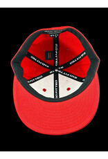 Borosyndicate Boro Red hat with Rasta thread 210 fitted 6 7/8 - 7 1/4