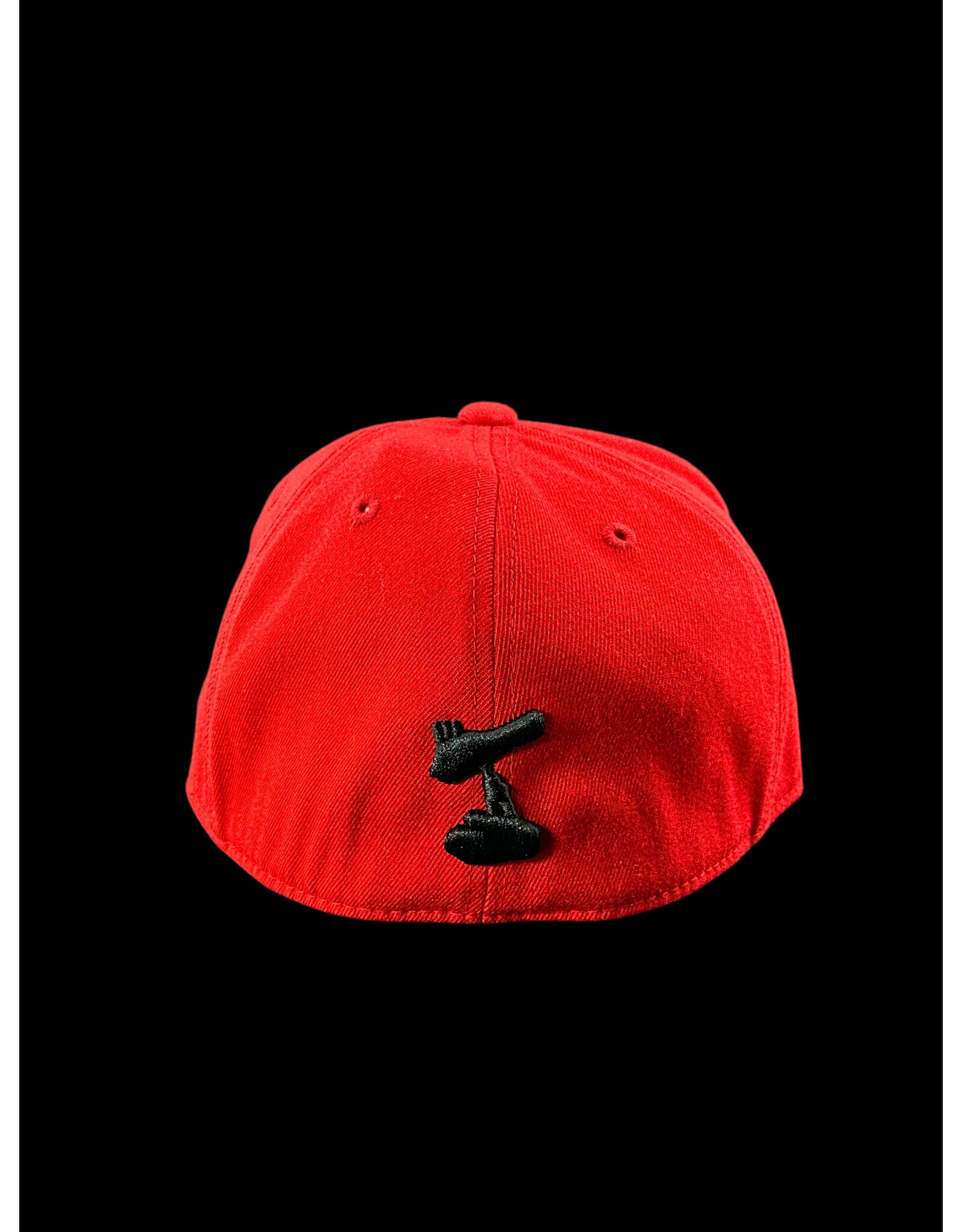 Borosyndicate Boro Red hat with Rasta thread 210 fitted 6 7/8 - 7 1/4