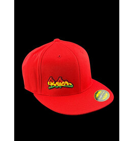 Borosyndicate Boro Red hat with Rasta thread 210 fitted 6 7/8 - 7 1/4