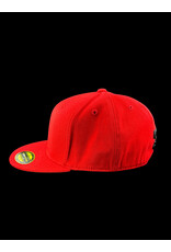 Borosyndicate Boro Red hat with Rasta thread 210 fitted 6 7/8 - 7 1/4