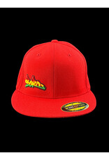 Borosyndicate Boro Red hat with Rasta thread 210 fitted 6 7/8 - 7 1/4