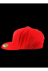 Borosyndicate Boro Red hat with rasta thread 210 fitted 7 1/4 - 7 5/8