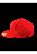 Borosyndicate Boro Red hat with black thread 210 fitted 6 7/8 - 7 1/4