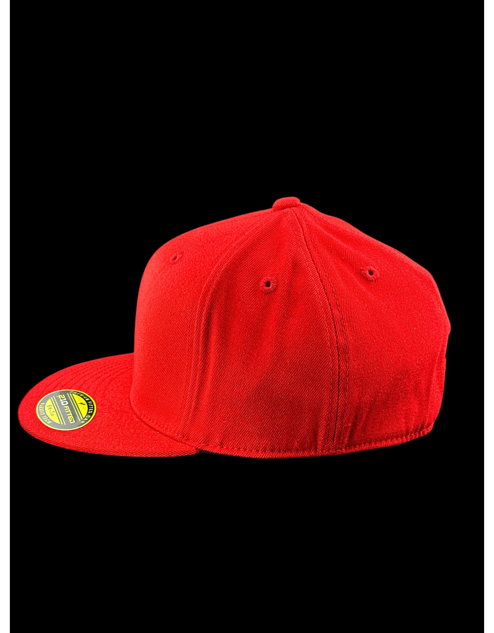Borosyndicate Boro Red hat with black thread 210 fitted 6 7/8 - 7 1/4