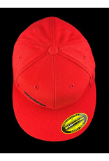 Borosyndicate Boro Red hat with black thread 210 fitted 6 7/8 - 7 1/4