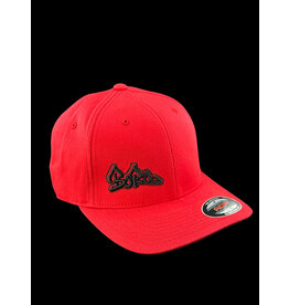 Borosyndicate Boro Red hat with black thread flexfit L / XL