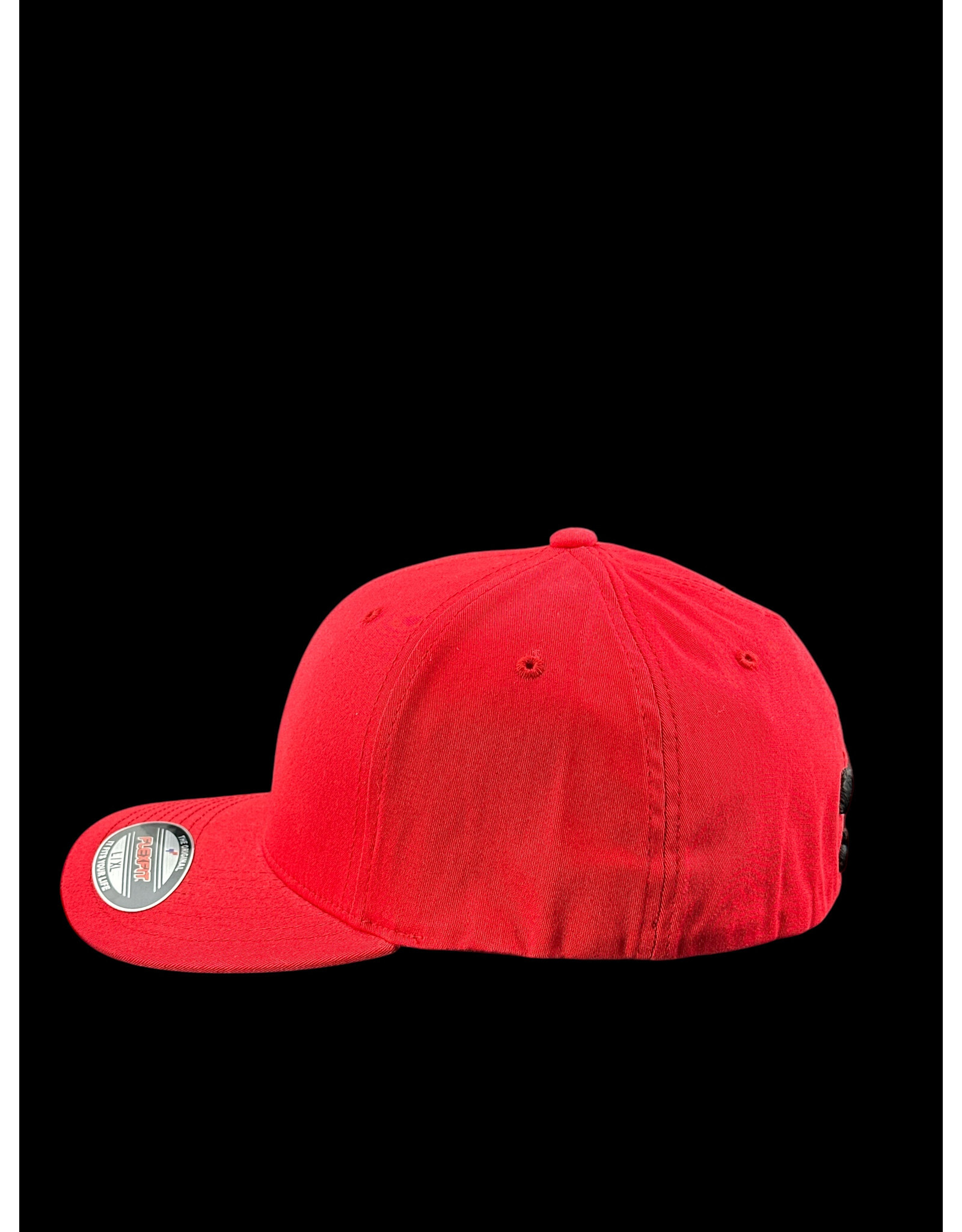 Borosyndicate Boro Red hat with black thread flexfit L / XL