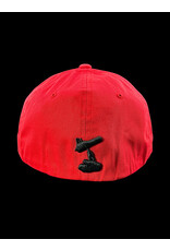 Borosyndicate Boro Red hat with black thread flexfit L / XL