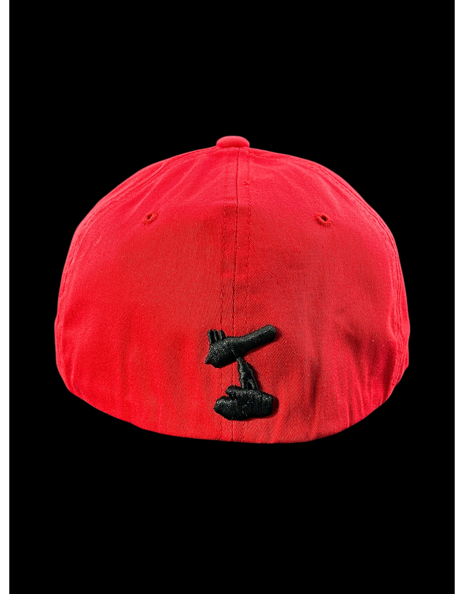 Borosyndicate Boro Red hat with black thread flexfit L / XL