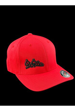 Borosyndicate Boro Red hat with black thread flexfit S / M