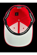 Borosyndicate Boro Red hat with black thread flexfit S / M