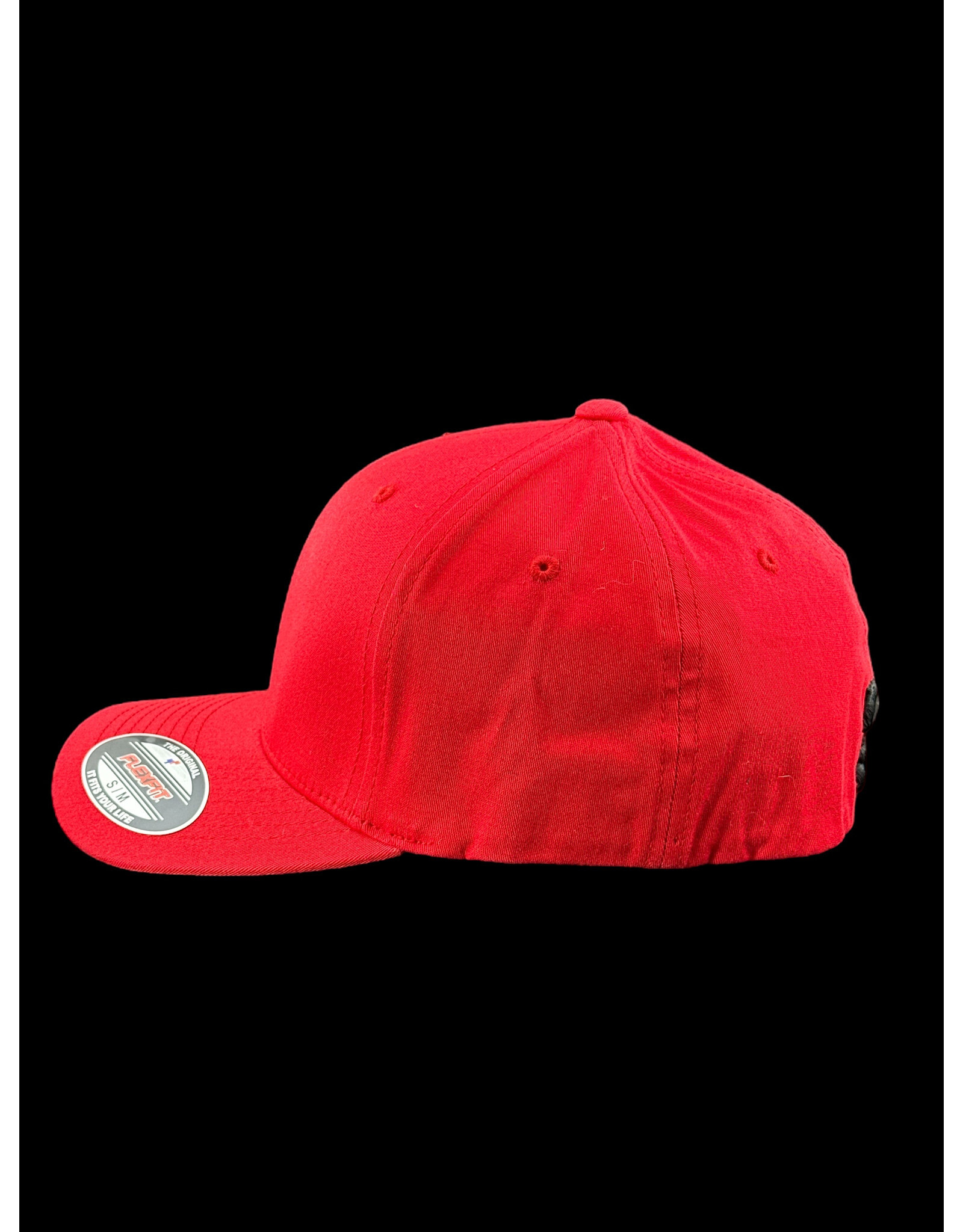 Borosyndicate Boro Red hat with black thread flexfit S / M