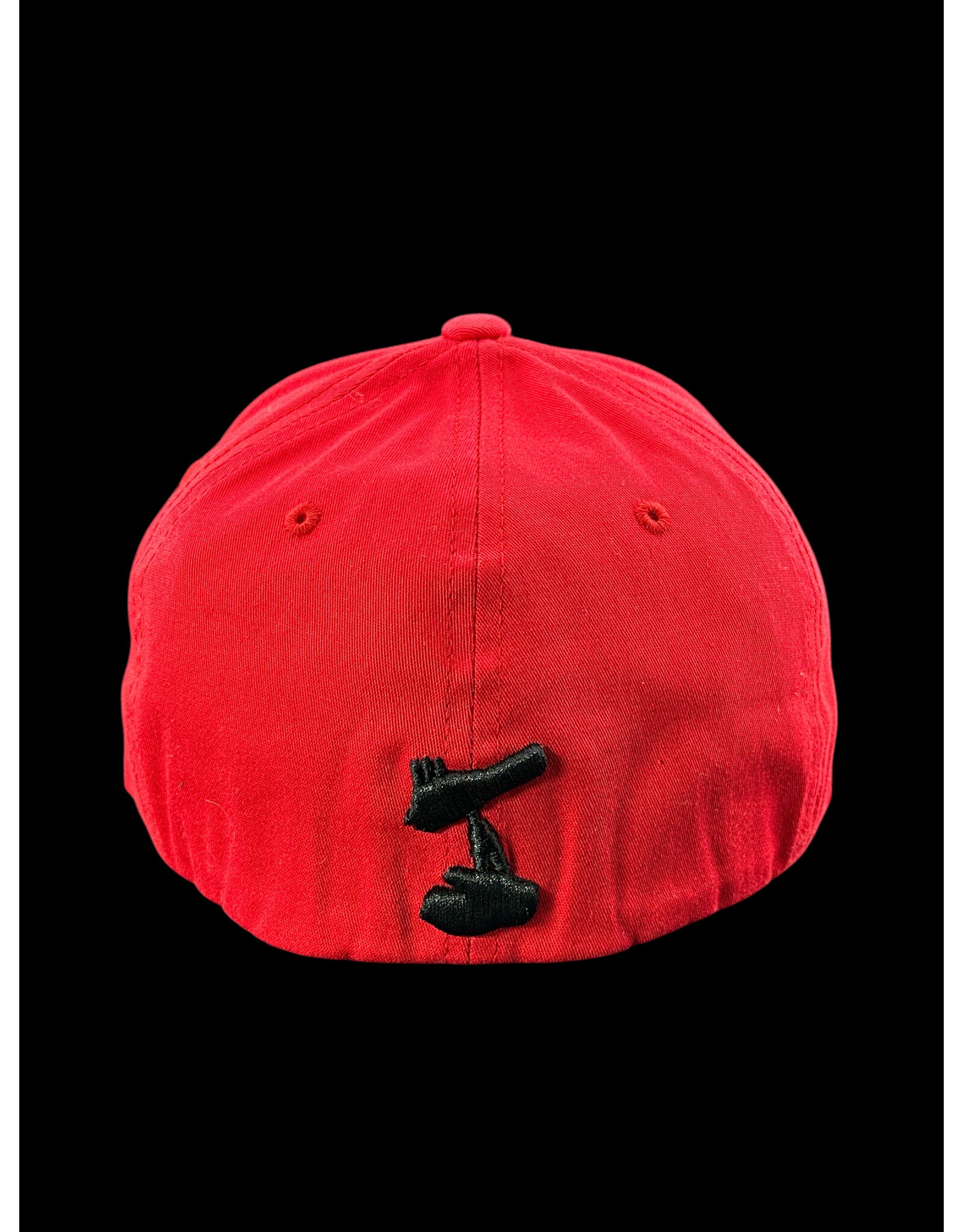 Borosyndicate Boro Red hat with black thread flexfit S / M