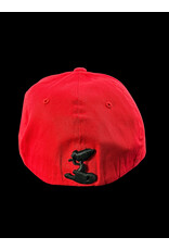 Borosyndicate Boro Red hat with rasta thread flexfit S / M