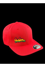 Borosyndicate Boro Red hat with rasta thread flexfit L / XL