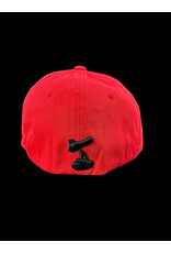 Borosyndicate Boro Red hat with rasta thread flexfit L / XL