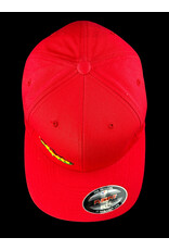 Borosyndicate Boro Red hat with rasta thread flexfit L / XL