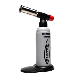 Blazer Blazer Big Shot Torch Lighter Grey With Black Label
