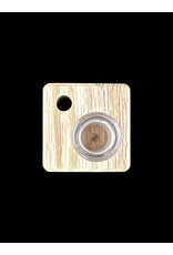 Sovereignty glass Sov 1 Hole Stand Red Oak