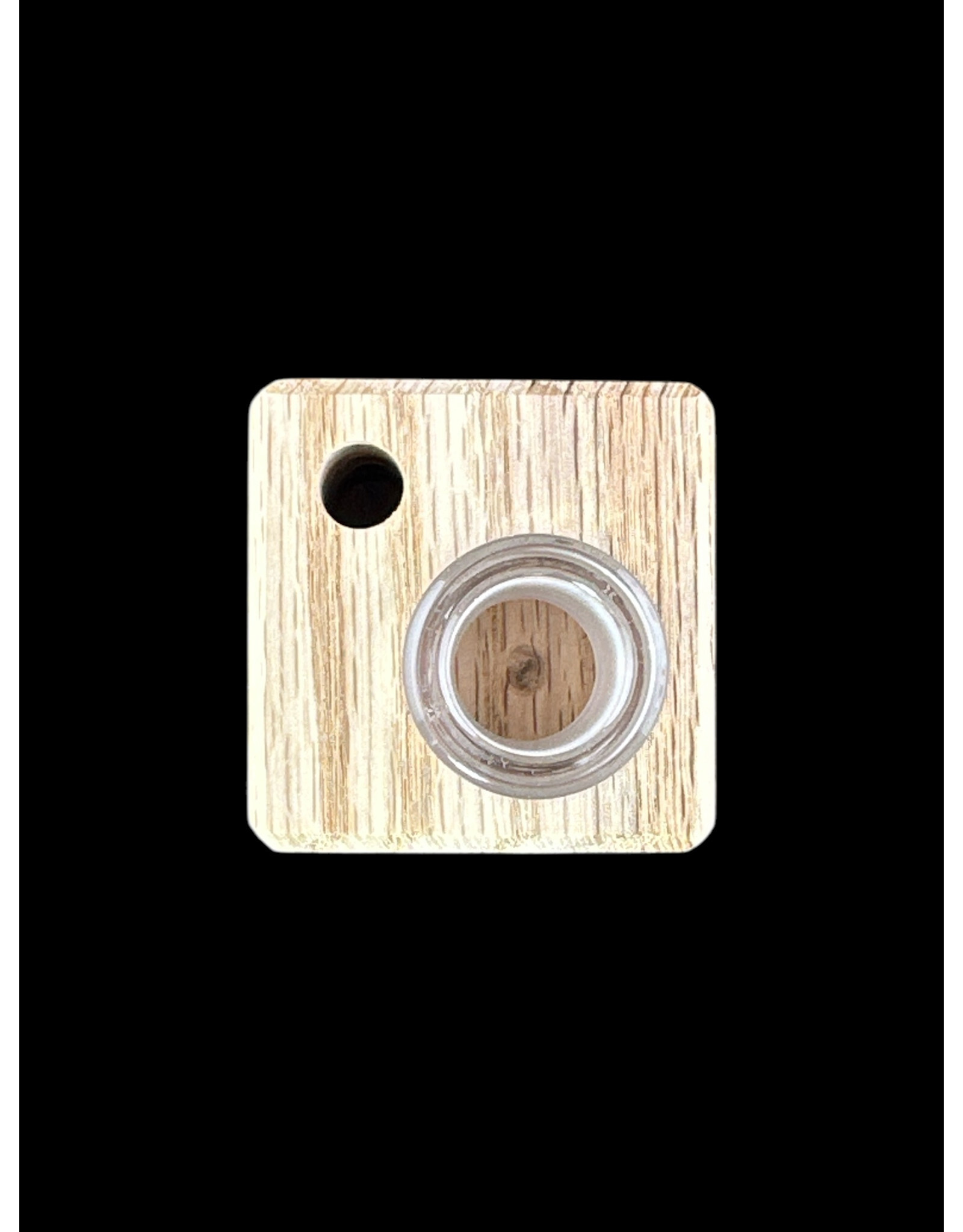 Sovereignty glass Sov 1 Hole Stand Red Oak