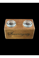 Sovereignty glass Sov 2 Hole Stand Sapele
