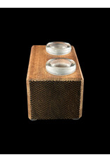 Sovereignty glass Sov 2 Hole Stand Sapele