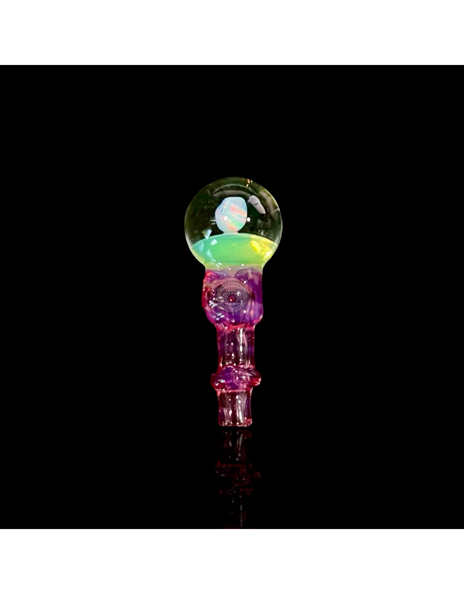 Tokr Glass Opal Marble Slyme / Rose Cloud Joystick Cap For Puffco Peak Pro 3DXL By Tokr Glass