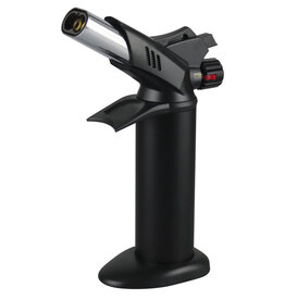 Evertech Torch Lighter - Dual Flame - 6" / Black
